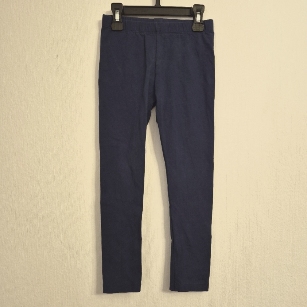 Jumping Beans Tough Cotton Leggings Size 5T Blue Solid girls pants